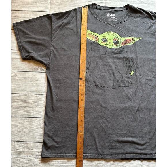Star Wars The Mandalorian Baby Yoda Men's T Shirt Grey 3X - Picture 6 of 9
